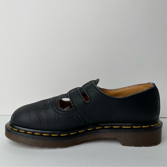 Vintage Dr. Martens Black MIE 8065 Leather Double Strap Mary Janes UK 4 - Picture 6 of 16
